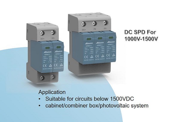 What is the function of the surge protection device of the photovoltaic system?