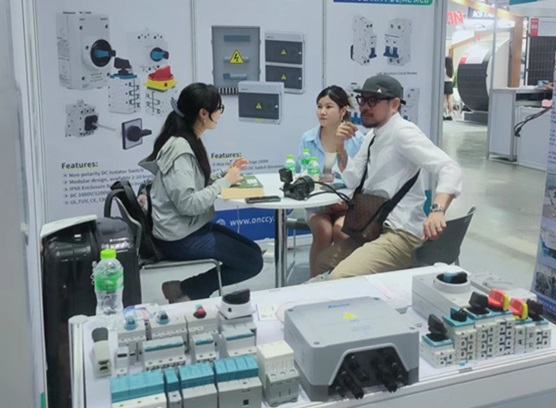 ONCCY Electrical Showcased Photovoltaic Protection Components at Thailand's ASEW Exhibition