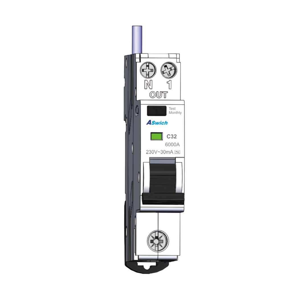 ESRO3-40 Residual Current AC Breaker with Overcurrent Protection